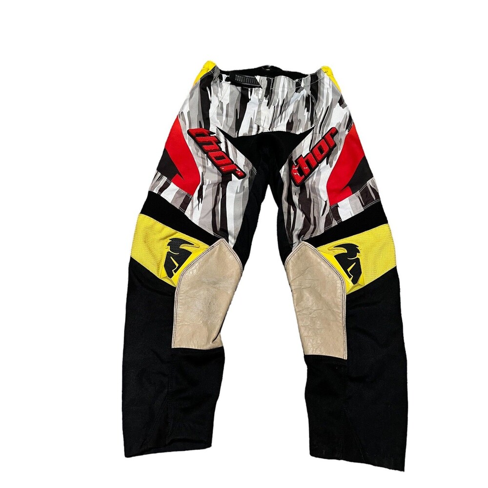 Rockstar Energy Answer Motocross BMX Mens Riding Pants Size 32 Yellow